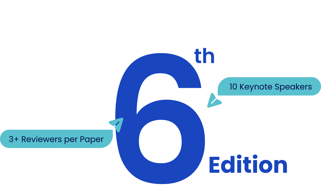 6th Edition &mdash; 3+ Reviewers per Paper, 7 Keynote Speakers